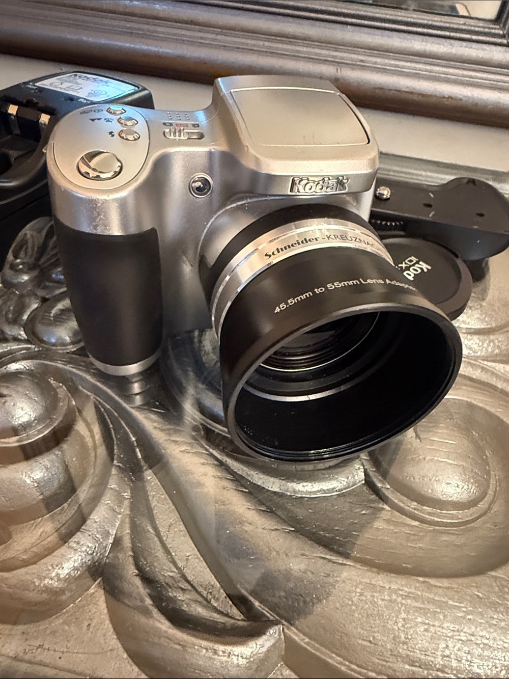 Untested Kodak EasyShare Z650 Silver and Black Digital Camera with Zoom Lens